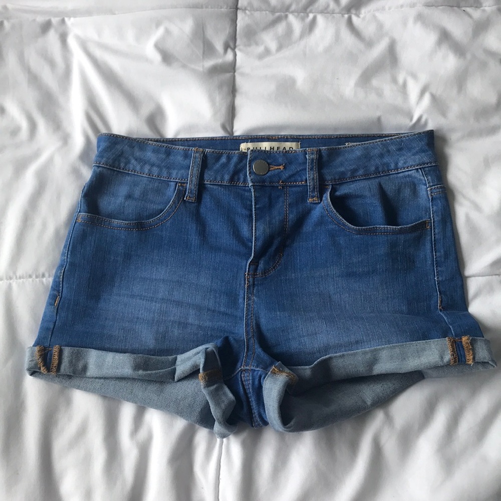 Blue jean pacsun shorts